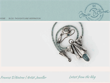 Tablet Screenshot of francesdaintree.com